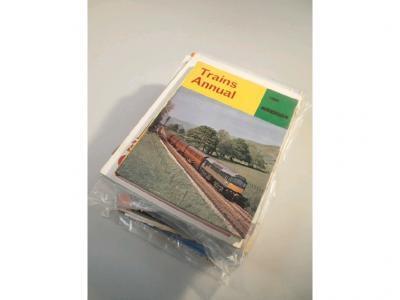 Meccano magazines, Tri-ang Railway catalogues, train books, Hornby book