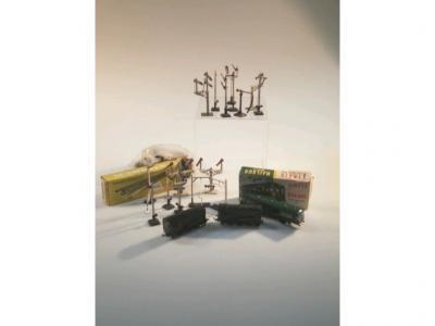 Various Hornby signals and Airfix Rail Bus kit