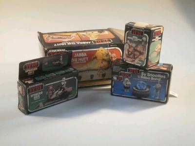 A Star Wars Return of the Jedi Jabba the Hut action playset