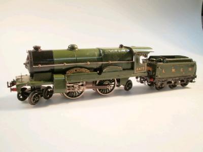 A Hornby O Gauge clockwork engine Flying Scotsman with tender