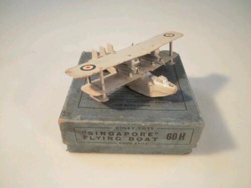 A boxed Dinky Toy 60H The Short Singapore Three Flying Boat boxed