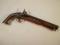 A 19thC percussion pistol with engraved mounts