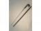 A 19thC sword stick with engraved blade and metal mount engraved with initial WR