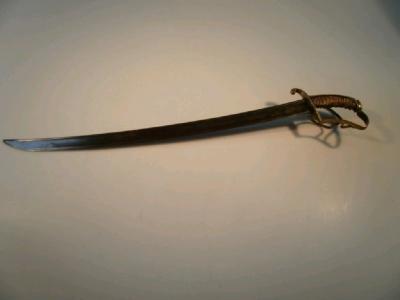 A late 18thC early 19thC continental sabre a/f