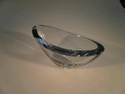 A Danish glass modern glass bowl