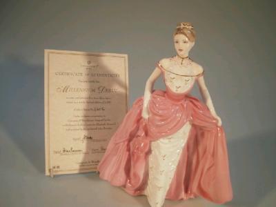 A Coalport figure,. Millennium Debut sculptured by John Denby,