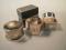 An engine turned silver napkin ring