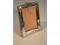 A silver fronted repousse photograph frame