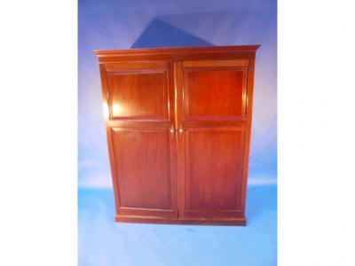 An early 20thC mahogany Compactom wardrobe