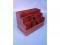A mahogany 19thC letter rack
