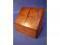 A Victorian burr walnut veneered letter rack