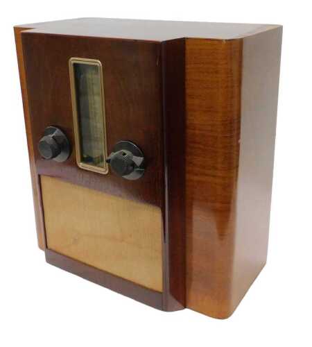 A mid 20thC walnut cased Murphy A48 radio, circa 1938, 50cm high. WARNING! This lot contains...