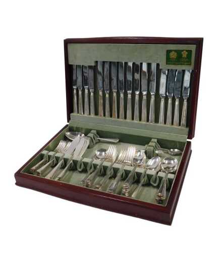An Arthur Price of England silver plated part canteen of cutlery, part settings for twelve, in...