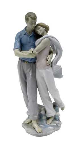 A Lladro figure group You're Everything To Me, 38cm high. (boxed)
