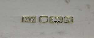 A William Yates of Sheffield King's pattern silver part canteen of cutlery, comprising six meat... - 4