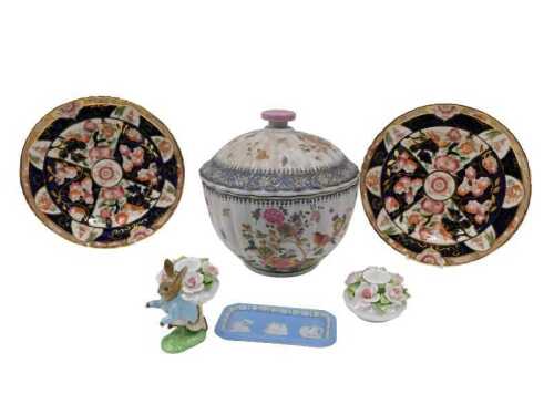 Various pottery and effects, to include Beswick Beatrix Potter Peter Rabbit, 12cm high, a large...