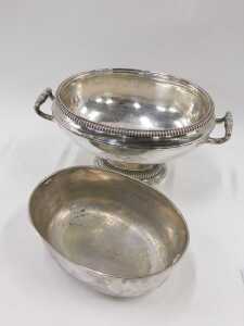 A George III silver soup tureen, by Paul Storr, the domed lid with naturalistic strap handle,... - 3