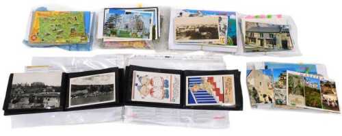 Various postcards, with postmarks, world used, France, Germany, Greece, Italy, etc., other...