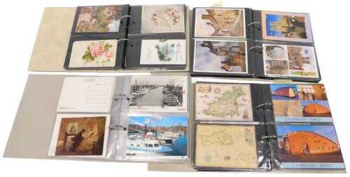 Various postcards, album of world used early 20thC sweetheart cards, Christmas wishes, To My...