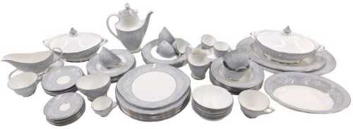 A Royal Doulton Valley Field pattern part service, to include a pair of lidded vegetable tureens,...