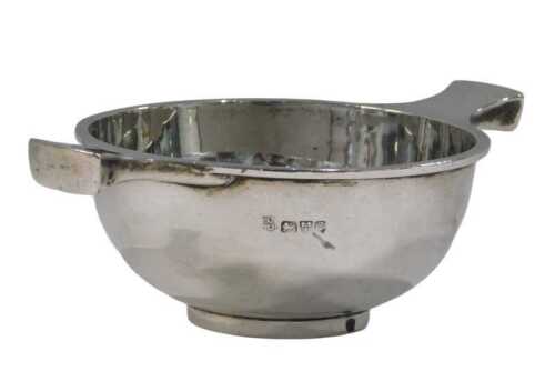 An Edward VII silver quaich, by George Nathan & Ridley Hayes, of circular form, with inverted...