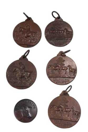 Various Light Horse Breeding Society medallions, Hunter's Improvement National medallion, other...
