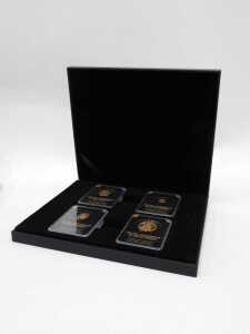 A London Mint Office Gibraltar 2024 The 535th Anniversary of the Sovereign gold proof four coin... - 3