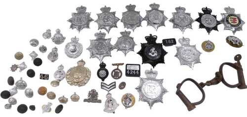 Various Police Constabulary and Constable helmet badges, etc., to include Liverpool & Bootle,...