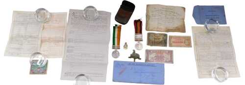 Medals and associated items, a Queen Victoria South Africa medal marked 8962 PTE F Johnson...