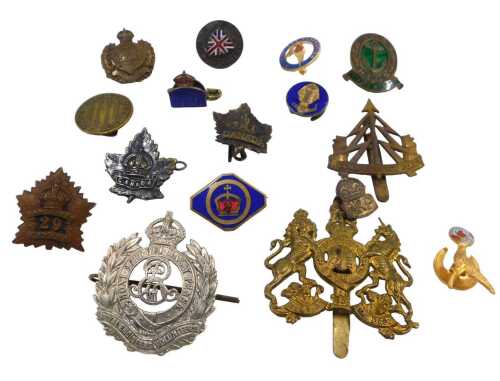 Various militaria cap badges, to include Air Raid Patrol, various others. (a quantity)