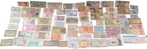 World banknotes, to include Reserve Bank of Zimbabwe, other mid 20thC and later, mainly Middle...