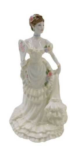 A Coalport Compton and Woodhouse limited edition figure Rebecca, number 1007/1999, 21cm high.