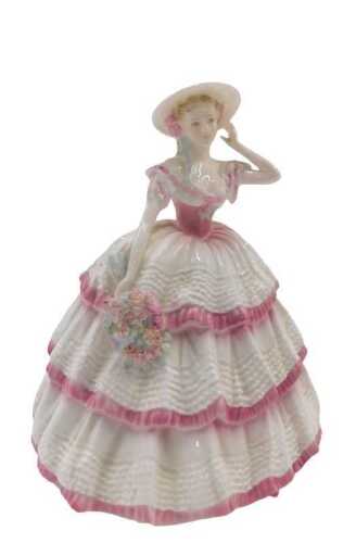 A Coalport Jack Glynn limited edition figure Carnation, number 1811/12500, 25cm high.