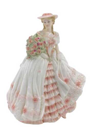 A Coalport Jack Glynn limited edition figure Rose, number 1811/12500, 25cm high.