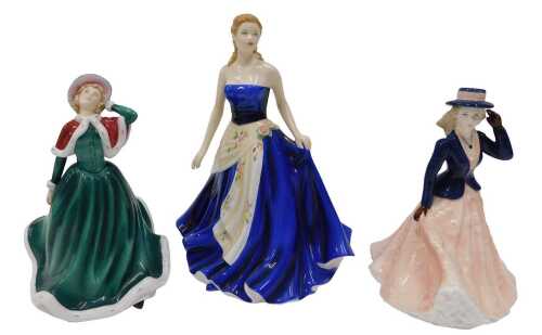 A Royal Doulton John Bromley Pretty Ladies Figure of the Year 2008, Olivia, HN5114, 25cm high,...
