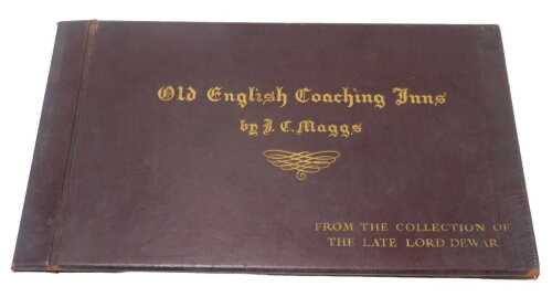 Maggs (JC). Old English Coaching Inns, from the collection of the late Lord Dwar, a folio...