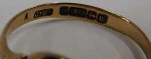 A 9ct rose gold signet ring, Birmingham 1926, ring size Q, 3g. - 2