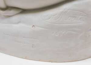 A Victorian Copeland Parian figure of The Sleep of Sorrow and Dream of Joy, after Raphael Monti,... - 4