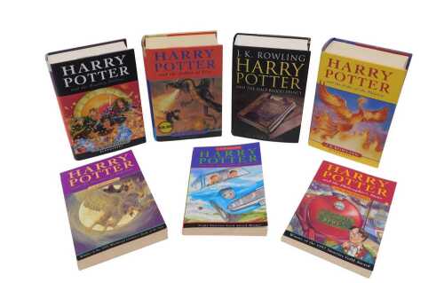 Rowling (JK). Harry Potter series, comprising Goblet of Fire, Order of the Phoenix,...