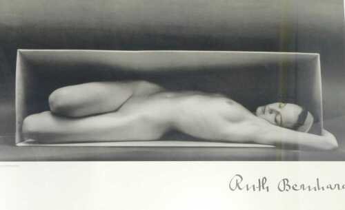 Ruth Bernhard. Photography West Gallery California, advertising poster, 59cm x 72cm.