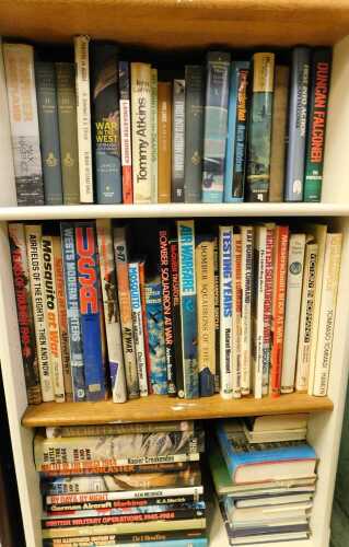 A quantity of books relating to WWII, to include Third Reich, USA, British Military Operations,...