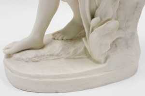 A Victorian Copeland Parian figure, Studies from Life, after Owen Hale, 50cm high. - 2
