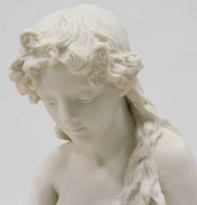 A Victorian Copeland Parian figure, Studies from Life, after Owen Hale, 50cm high. - 3