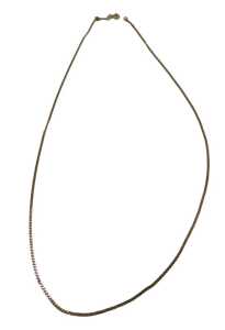 A 9ct gold fine link neck chain, 44cm long, 1.9g.