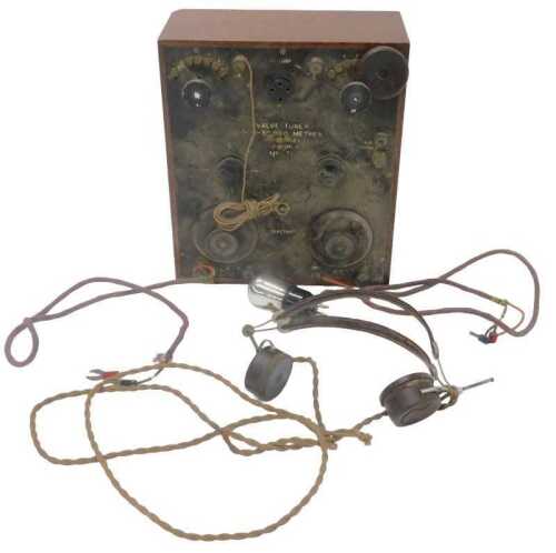 A valve tuner, 800-30000 metres, number 71, 32cm high. WARNING! This lot contains untested or...