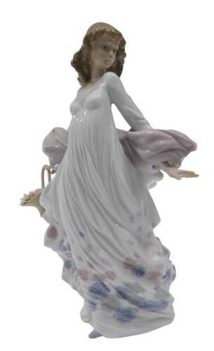 A Lladro figure Spring Splendor Woman, 5898, 29cm high. (boxed)