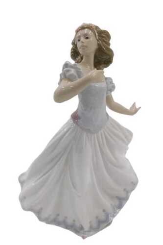 A Lladro figure group Sweet Sixteen, 31cm high, boxed.