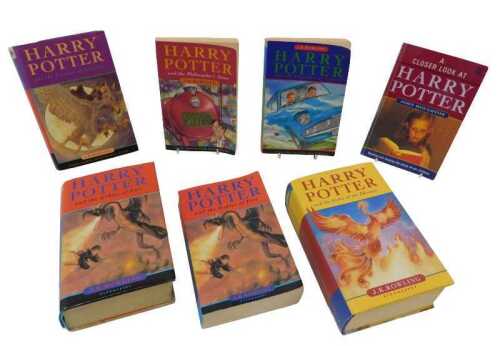 Rowling (JK). Harry Potter and The Philosopher's Stone paperback 53rd edition, various other...