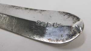 A George III Scottish silver serving set, by Matthew Craw, Old English pattern, Edinburgh 1802,... - 2