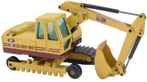 A Ruston Bucyrus Nzg Modelle West German diecast hydraulic excavator caterpillar digger, 13cm long.